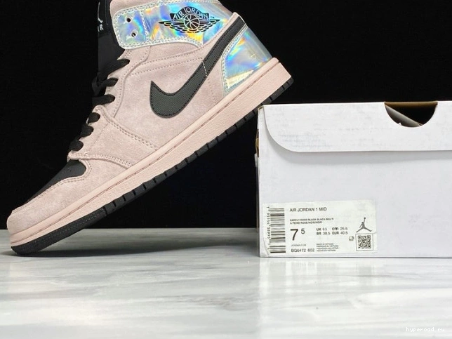 Powder Jordan Dirty Mid Air BQ6472-602 Iridescent (W) 1 0802